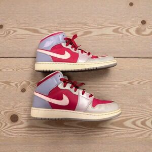 NIKE 2013 Air Jordan 1 Mid GG Hyper Fuchsia women's 7 sneakers shoes